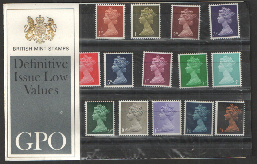 1969 Type B - Two Tufts Pre-Decimal Machin Definitives Royal Mail Presentation Pack